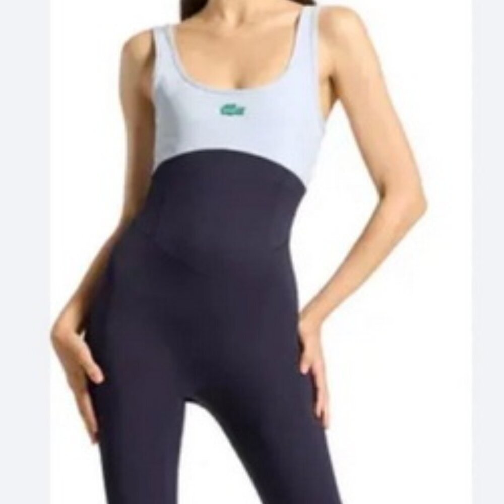Lacoste X Bandier Absym Phoenix Blue Colorblock Catsuit